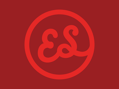 ES Badges badge brand branding identity logo logomark mark monogram retro