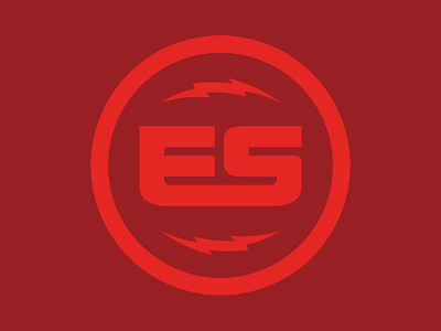 ES Badges badge bolt brand branding identity logo logomark mark monogram