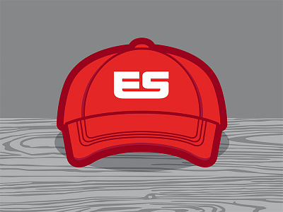 ES Cap badge brand branding cap identity logo logomark mark monogram