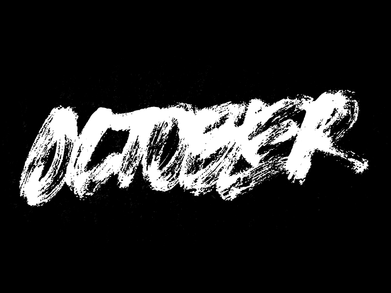 October logo design lettering joshua feliz handletter branding logotype
