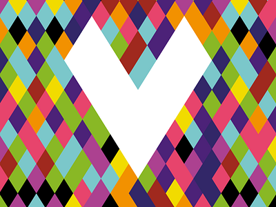V colours logo modular v