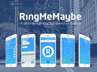 RingMeMaybe v2 design 6 app burner craigslist dating disposable ios iphone number phone ringmemaybe virtual