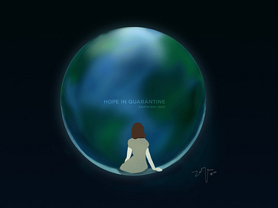 Hope In Quarantine illustration