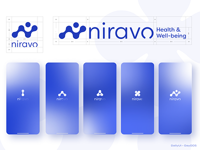 Daily UI Challenge #005 App Logo-Niravo app branding design icon logo splash page ui