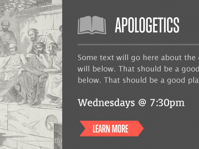 Apologetics apologetics church class college