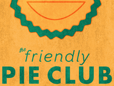 Friendly Pie Club Text