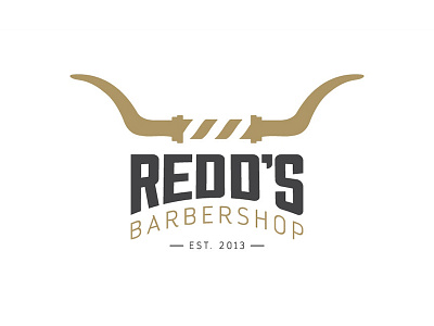 Redd's Barbershop Logo barbershop brand design logo