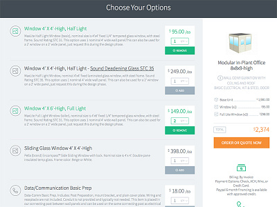 National Partitions Store branding design products store website