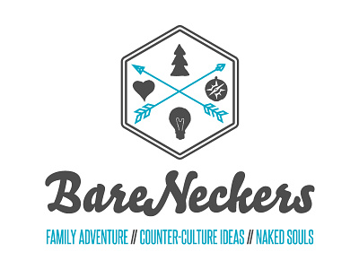 BareNeckers Logo branding design logo
