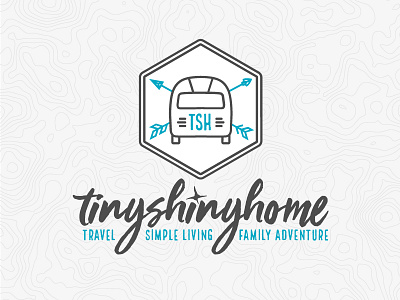 Tiny Shiny Home airstream design logo travel