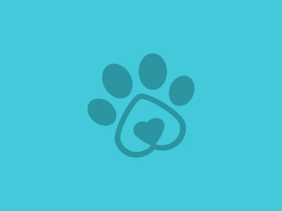 Veterinary Office Logo animals heart logo paw pet veterinary