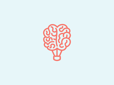 Brain Free balloon brain creative logo mind