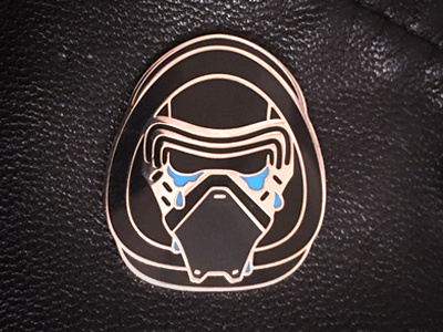 Cry-lo Ren cry emo enamelpin jedi kyloren adamdriver lapelpin pin sith starwars theforceawakens