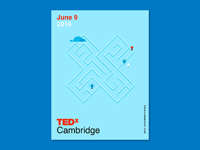 TEDxCambridge Conference Event Identity Poster Design