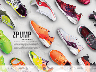 Reebok Rally Catalog Print Layout