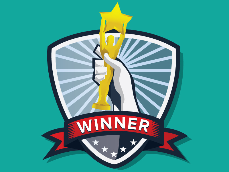 Winner badge by Barambambu on Dribbble