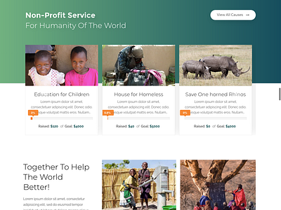 NGO Charity Premium WordPress Theme charity design donation foundation funding fundraiser non profit nonprofits organization ui web web design webdesign website website design wordpress wordpress design wordpress development wordpress theme