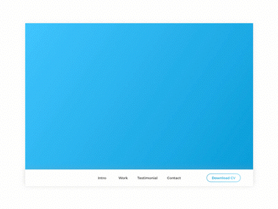 My Portfolio Concept animation ui