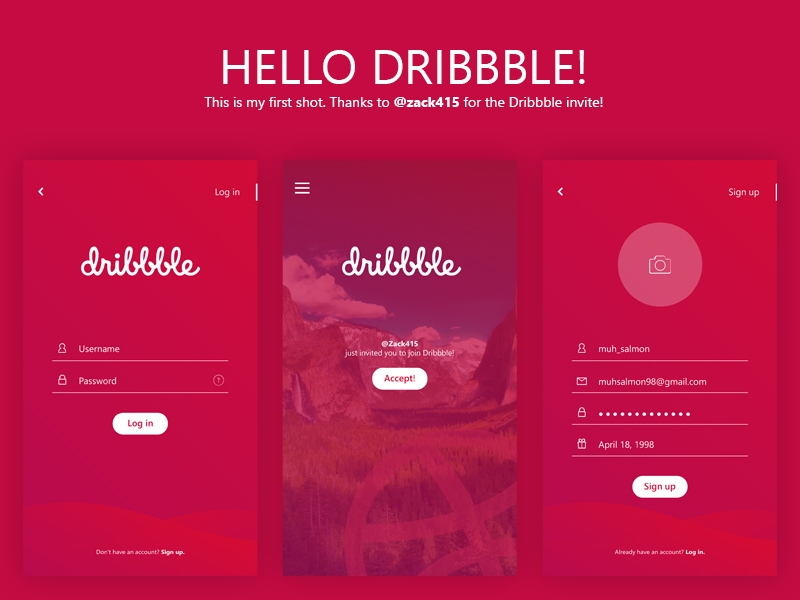 Dribbble - First Shot By Kemonn On Dribbble