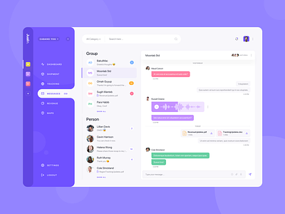 Jualin E-Commerce Dashboard analytic business card chart dashboad design ecommerce gradient income management orders purple revenue simple status table team tracking ui ux