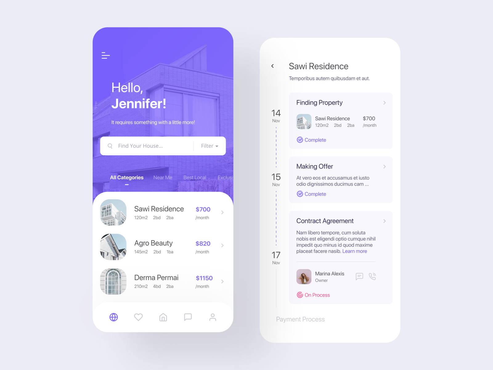 Homie App for Real Estate by Muh Salmon for Sobat.io on Dribbble