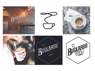 Buckaroo Brew Coffee Concept Logo