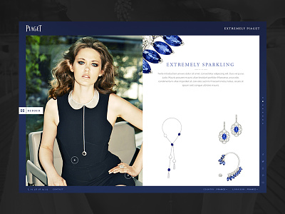 Extremely Piaget - Case study case casestudy conception ui webdesign