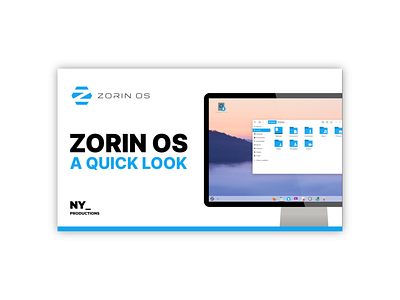 Zorin OS - Youtube Thumbnail Design design os thumbnail typography youtube zorin