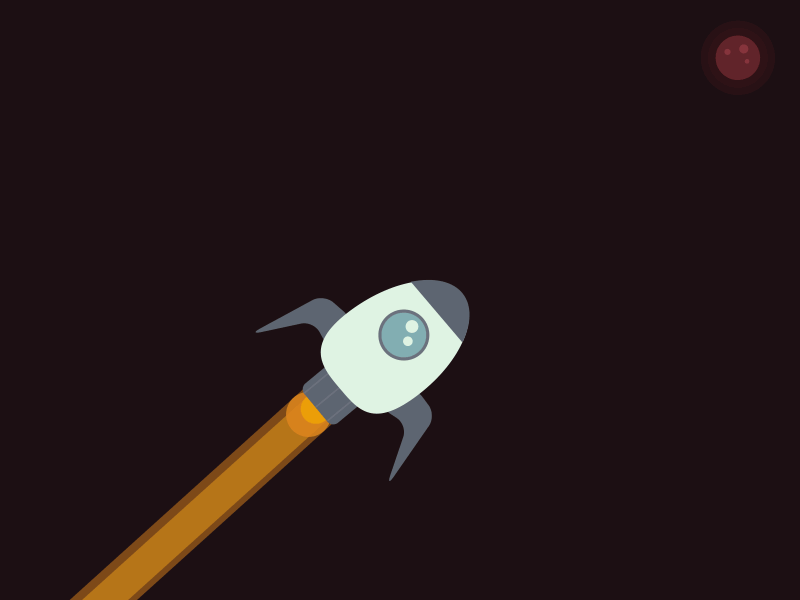 Arrival (ASM #3-1) rocket ship cartoon gif animation after school mayhem space planets rocket