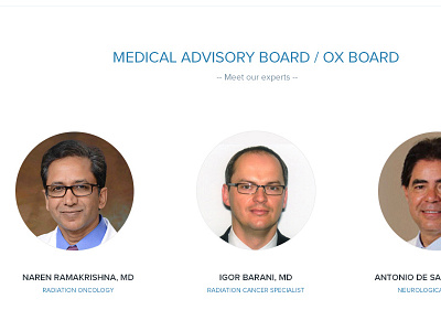 OncoXpert Board doctors health healthcare patients responsive ui uidesign ux web webdesign website