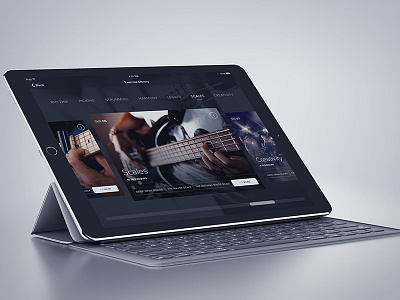 iPad Guitar Learning App WIP