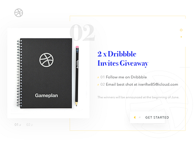 2x Dribbble Invites