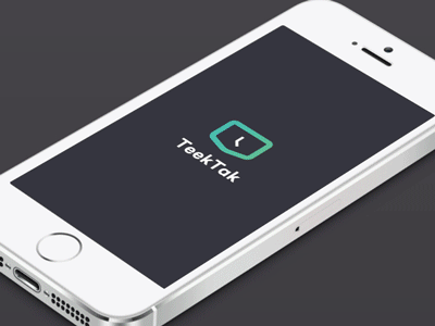 TeekTak - web app animation freelancers gif interaction design project tasks teektak timer tracking web app