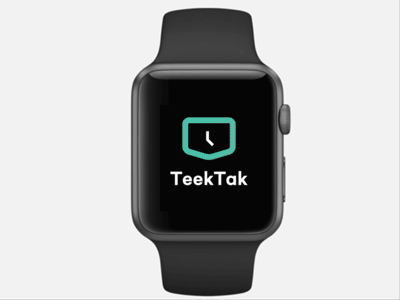 TeekTak - iWatch animation dashboard freelancers gif interaction design iwatch tasks teektak timer tracking