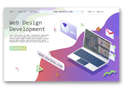 web design develoment marple web