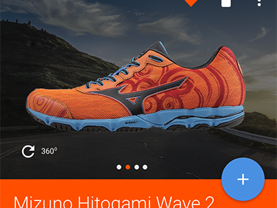 Shoe Finder android app integration running