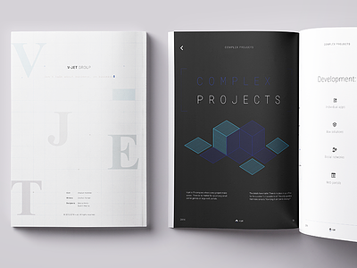 v-jet group Magazine concept design magazine v-jet