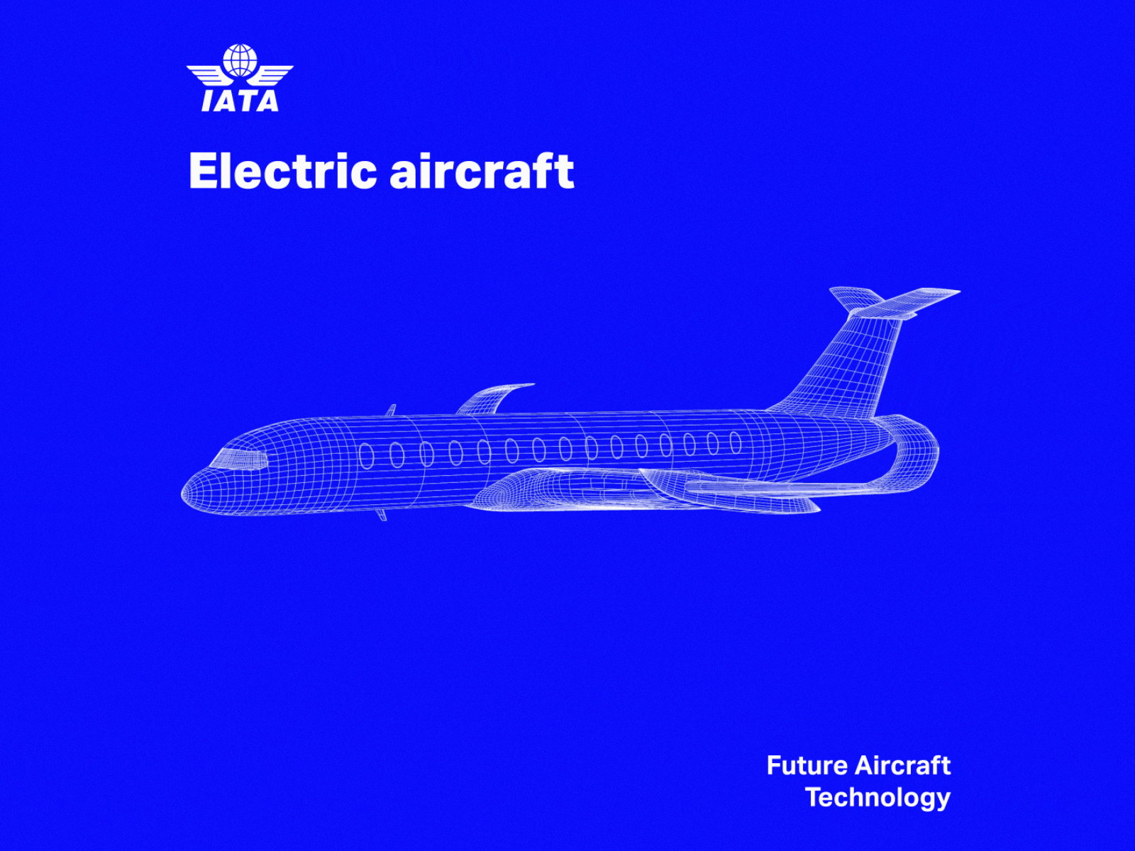 IATA - Electric Aircraft aircraft electric alvaromelgosa artdirection blueprint digital design future motiongraphics typography