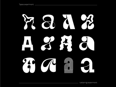 A type experiments alvaromelgosa artdirection design digital design graphicdesign lettering motiongraphics typography