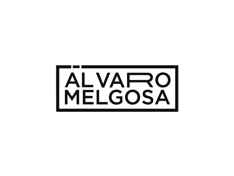 Álvaro Melgosa logotype animated alvaromelgosa artdirection branding graphicdesign lettering logo vector