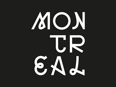 Montreal lettering alvaromelgosa artdirection canada day design graphicdesign lettering montreal quebec typography