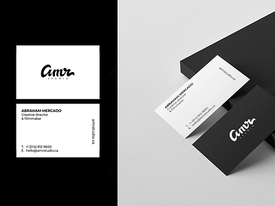 AMR studio Branding. alvaromelgosa artdirection branding bussines card design digital design graphicdesign logo motiongraphics typography