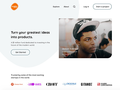 Product Campaign Website campaign concept funding layouts project ui design ux design web design website