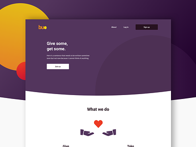 Buo.ph - A modern donation platform charity design donate branding mobile money ui ux web