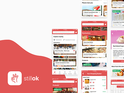 Stillok - eliminate food waste app app concept design food layout mobile