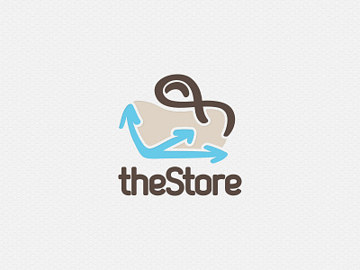 The Store v2 app application axis basket brand building different perspective infinity logo mall mark market shop shopping store