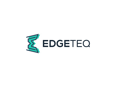 EdgeTeq dipe edge it letter logo modern software tech technology