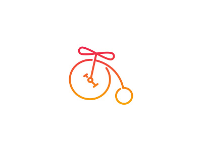 theTrip_3 air baloon bicycle bike dipe fly line logo simple travel