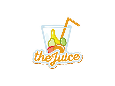 theJuice apple banana dipe drink fruit glass juice kiwi logo orange