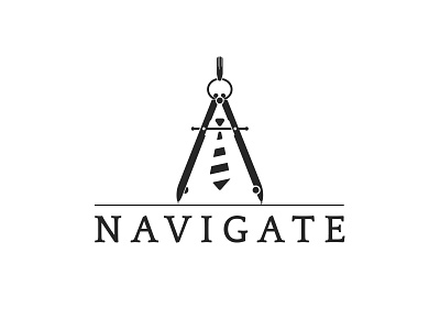 Navigate analytic business compass dipe geometry logo mathematics navigation sea tie tool